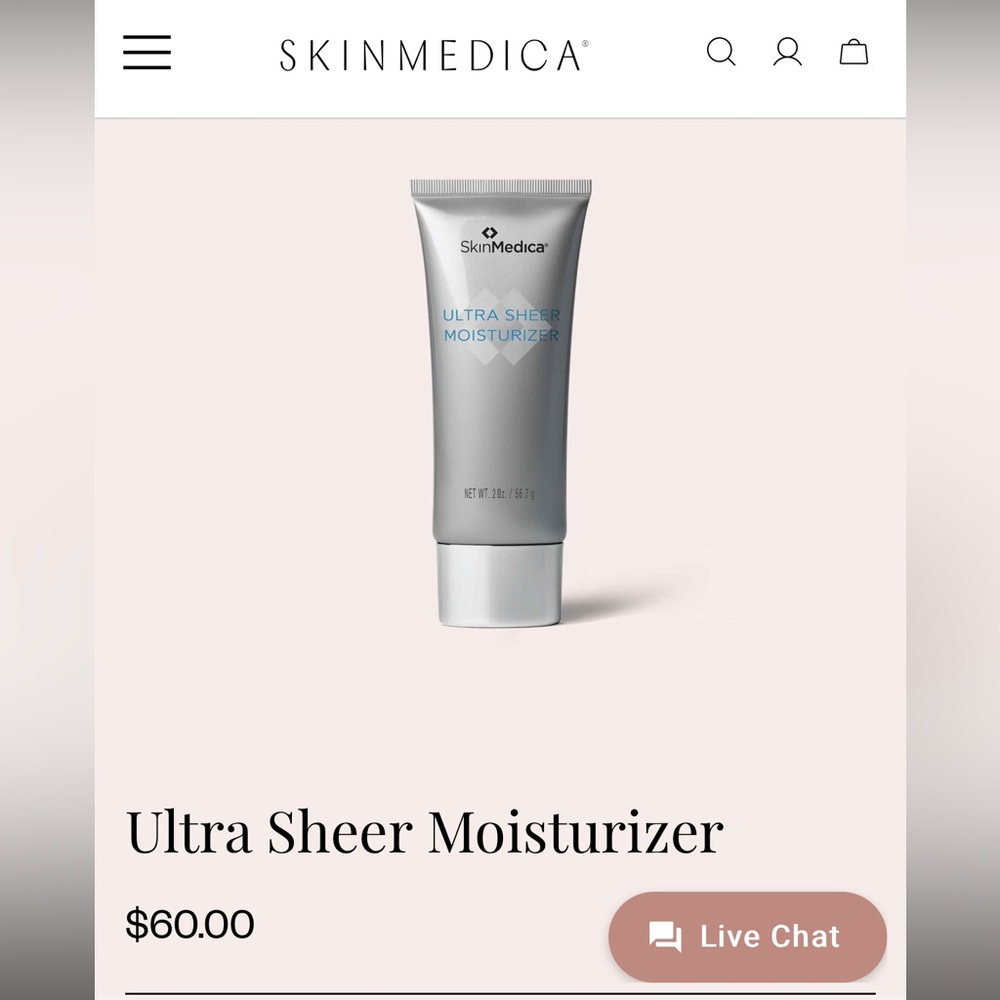 Ultra sheer moisturizer Skinmedica